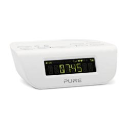 Pure Siesta Mi Series II White - Bedside Digital and FM Radio